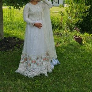 Women party wear white dress